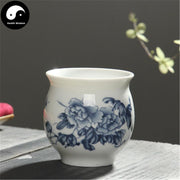 Double Wall Ceramic Tea Cups 70ml*4pcs-Health Wisdom™