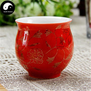 Double Wall Ceramic Tea Cups 70ml*4pcs-Health Wisdom™