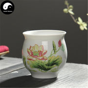 Double Wall Ceramic Tea Cups 70ml*4pcs-Health Wisdom™