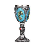 Dragon King Resin Stainless Steel Goblet 200ml Retro Wine Glass Gothic Cocktail Glasses Whiskey Cup Pub Bar Drinkware-Health Wisdom™