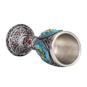 Dragon King Resin Stainless Steel Goblet 200ml Retro Wine Glass Gothic Cocktail Glasses Whiskey Cup Pub Bar Drinkware-Health Wisdom™