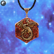 Dragon Mythology Pendants With Natural Red Jasper Orgone Energy Generator Orgonite Necklace Lucky Blessing Protection Chakra Jewelry-Health Wisdom™