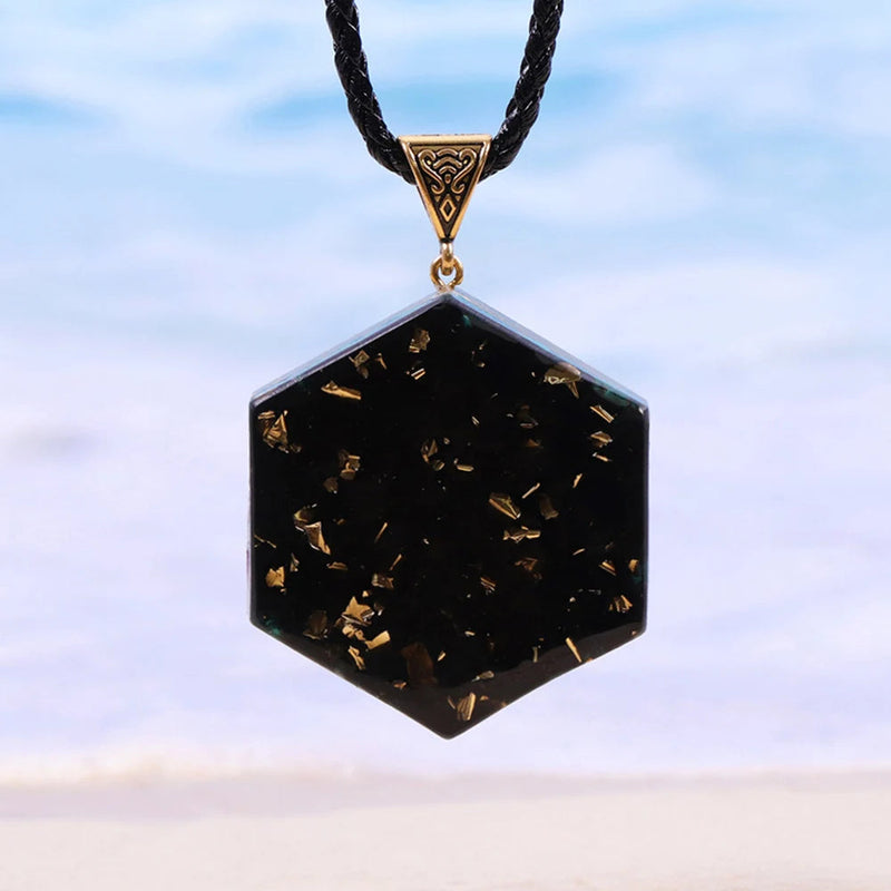 Dragon Necklace Orgone Energy Necklace Malachite Garnet Healing Crystal Orgonite For Emf Protection Amulet Jewelry-Health Wisdom™