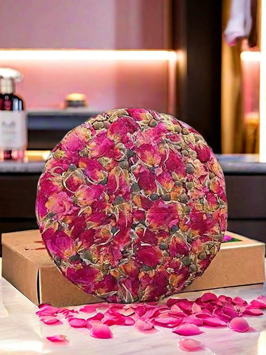 Dried Flower Tea Cake 200g Yunnan Flowers Tea Rose Lily Chrysanthemum Jasminum Peony-Health Wisdom™