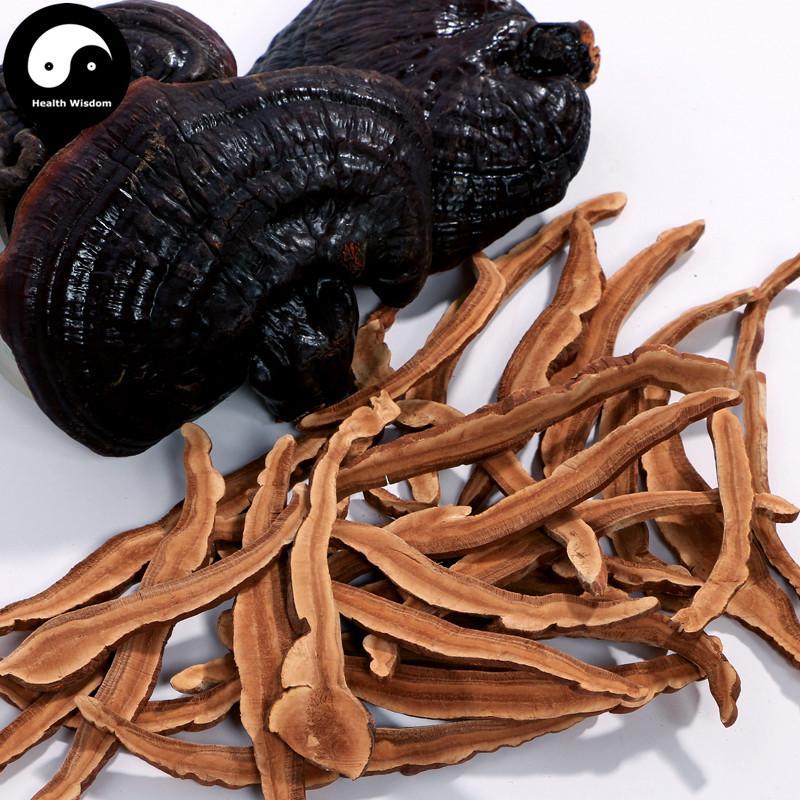 Dried Reishi Mushroom Slices, Ganoderma Lucidum Tea, Purple Ling Zhi Pian 灵芝片-Health Wisdom™