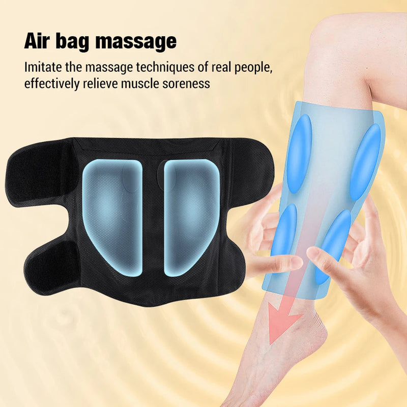 EMS 360° Calf Thigh Heated Massager Leg Air Pressotherapy Foot Muscle Rehabilitation Physiotherapy Circulation Sanguine Jambe-Health Wisdom™