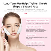 EMS Facial Lifting Device Double Chin Reducer Face Slimming Shaping Microcurrent Led Therapy Devices Neck Massager V Line Lift-Health Wisdom™