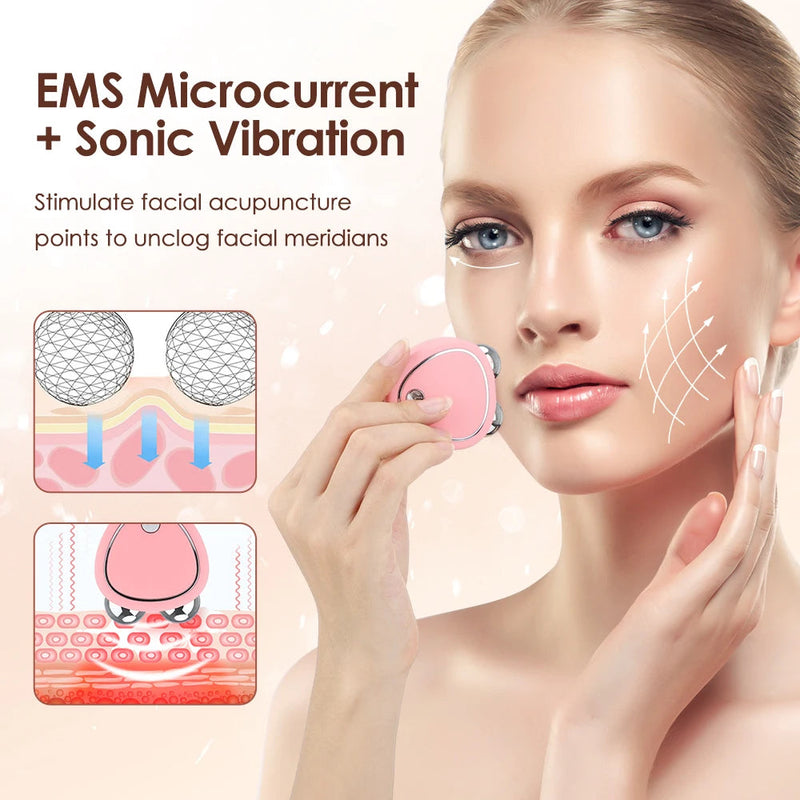 EMS Microcurrents for Face Beauty Instrument Facial Massager Lifting Slimming Acupuncture Points Vibration Skin Care Tightening-Health Wisdom™