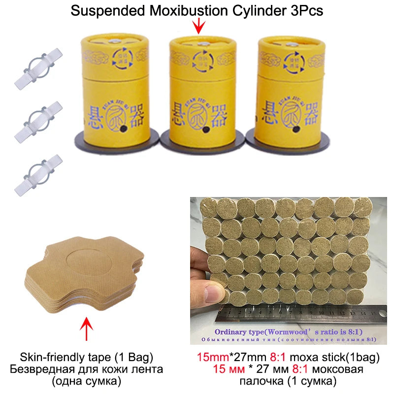 Easy to Use Moxibustion Tool Maintain Effect of Traditional Chinese Medical Moxa Therapy Warm Massage Wormwood Stick Health Care-Health Wisdom™