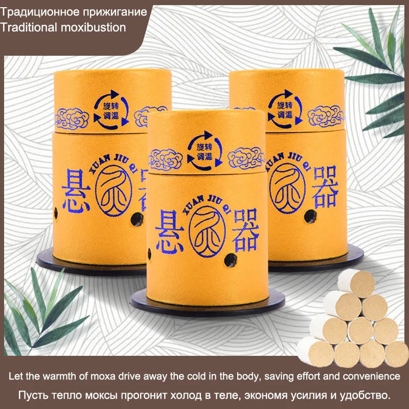 Easy to Use Moxibustion Tool Maintain Effect of Traditional Chinese Medical Moxa Therapy Warm Massage Wormwood Stick Health Care-Health Wisdom™