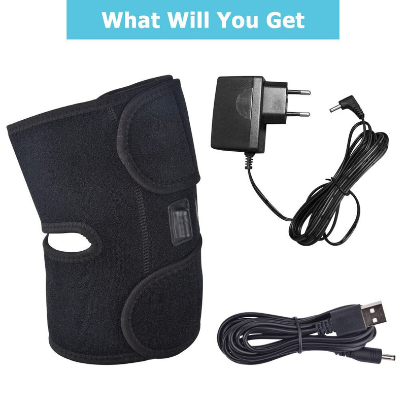 Electric Arthritis Support Brace Infrared Heating Massager Therapy Knee Pad Rehabilitation Assistance Arthritis Knee Pain Relief-Health Wisdom™