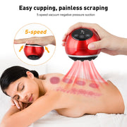 Electric Cupping Massager Vacuum Suction Cups Red Light Anti Cellulite Magnet Therapy Guasha Scraping Fat Burner Slimming-Health Wisdom™