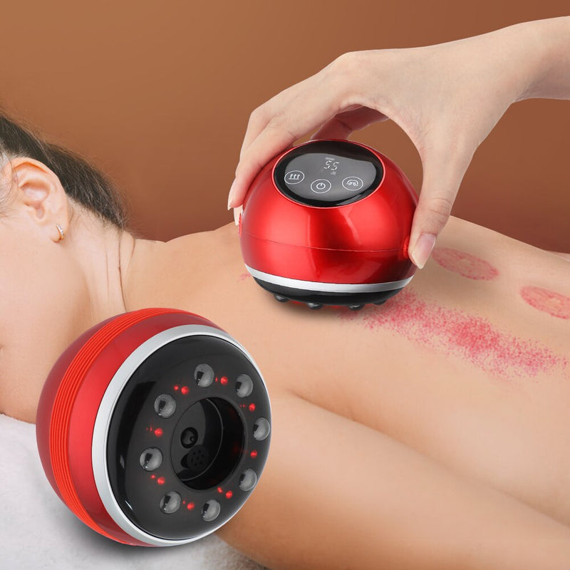 Electric Cupping Massager Vacuum Suction Cups Red Light Anti Cellulite Magnet Therapy Guasha Scraping Fat Burner Slimming-Health Wisdom™