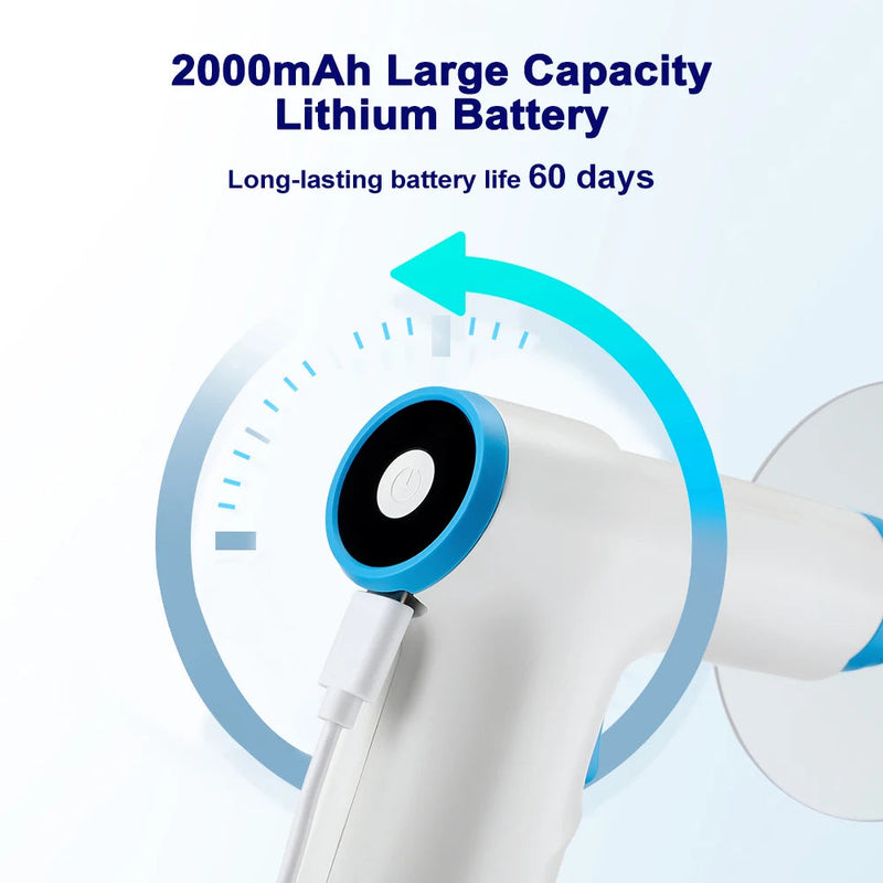 Electric Ear Cleaner 500ml Water Cup Ear Wax Removal Irrigation 4-Level Washer Safety Soft Tips for Adults Health Care Charging-Health Wisdom™