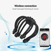 Electric Head Scalp Massager Octopus Claw Stress Relax Pain Relief Hair Stimulation Headache Scratcher Vibrator 4 Modes Music-Health Wisdom™