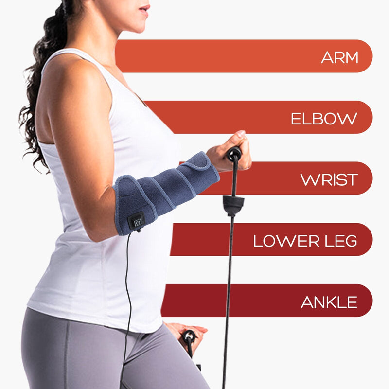 Electric Heated Pad Foot Massager Physiotherapy Wrist Elbow Legs Joint Arthritis Pain Relief Brace Vibration Ankle Massage Strap-Health Wisdom™
