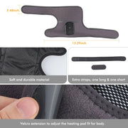 Electric Heating Knee Shoulder Massager Pad Brace LED Vibrators Orthopedics Belt 65℃ Arthritis Pain Relief Physiotherapy Charge-Health Wisdom™