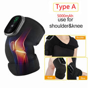 Electric Heating Knee Shoulder Massager Pad Brace LED Vibrators Orthopedics Belt 65℃ Arthritis Pain Relief Physiotherapy Charge-Health Wisdom™