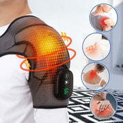 Electric Heating Vibration Massage Shoulder Brace Support Belt Therapy For Arthritis Joint Injury Pain Relief Rehabilitation Pad-Health Wisdom™