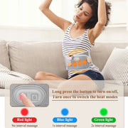 Electric Heating Waist Massage Belt Back Support Electrothermal Physiotherapy Hot Compress Lumbar Pain Relief Therapy Massager-Health Wisdom™