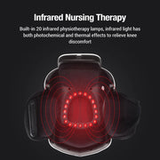 Electric Knee Pads Massager for Joint Pain Relief Arthritis Vibrator Pressotherapy Red Light Physiotherapy Heated Relaxation-Health Wisdom™
