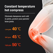 Electric Knee Pads Massager for Joint Pain Relief Arthritis Vibrator Pressotherapy Red Light Physiotherapy Heated Relaxation-Health Wisdom™
