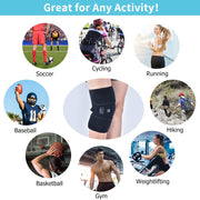 Electric Knee Protection Heating Massager Pads Therapy Adjustable Brace Support Belt Arthritis Relieve Knee Pain 3 Heating Gear-Health Wisdom™