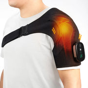Electric Shoulder Knee Massager Wrap Belt Heating Pad Joint Arthritis for Pain Relief Brace Vibrator Thermal Physiotherapy-Health Wisdom™