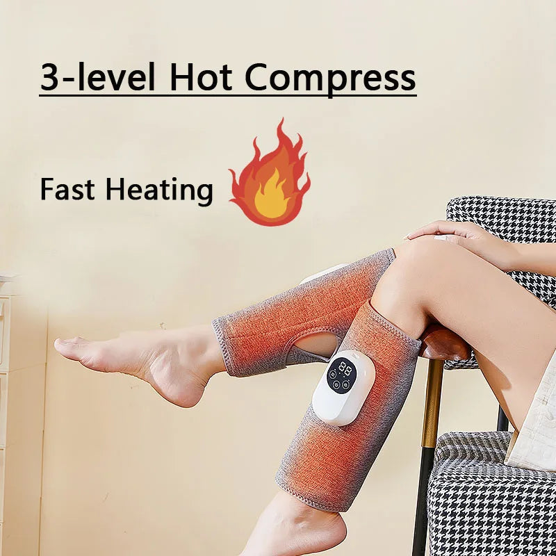 Eletric 360° Pressotherapy Leg Calf Massager Arm Feet 4-level Air Pressure Airbag Vibration Muscle Relax Pain Relief Recharge-Health Wisdom™
