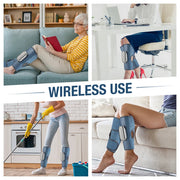 Eletric Calf Massager Leg Muscle Pain Relief Presotherapy Promote Blood Circulation Remote Control 3-Level Mode Hot Compress-Health Wisdom™
