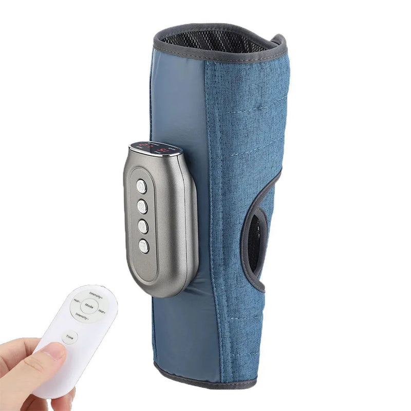 Eletric Calf Massager Leg Muscle Pain Relief Presotherapy Promote Blood Circulation Remote Control 3-Level Mode Hot Compress-Health Wisdom™