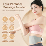 Eletric Heating Abdominal Massager Belt EMS Pulse Muscle Electrostimulator Physiotherapy Menstrual Period Health Fitness-Health Wisdom™