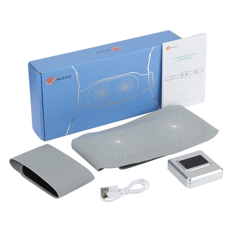 Eletric Heating Abdominal Massager Belt EMS Pulse Muscle Electrostimulator Physiotherapy Menstrual Period Health Fitness-Health Wisdom™