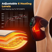 Eletric Heating Knee Pads Shoulder Protection for Joint Pain 40-70℃ Hot Compress Physiotherapy Blood Circulation Rehabilitation-Health Wisdom™