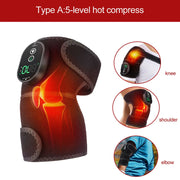 Eletric Heating Knee Pads Shoulder Protection for Joint Pain 40-70℃ Hot Compress Physiotherapy Blood Circulation Rehabilitation-Health Wisdom™