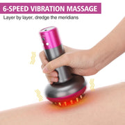 Eletric Meridian Massage Brush Full Body Fat Burning Gua Sha Lymphatic Drainage Anti-cellulite Heating Microcurrent Red Light-Health Wisdom™