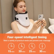 Eletric Neck Traction Therapy Device Recharge Neck Stretcher Cervical Spondylosis Vertebra Presotherapy Posture Corrector Heat-Health Wisdom™