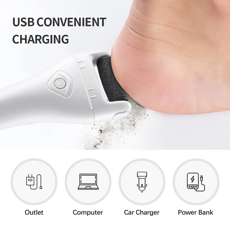 Eletric Pedicure Tools Professional Grinding Exfoliator For Heel Callus Foot Dead Skin Scab Remover Remover Repair Care Sander-Health Wisdom™