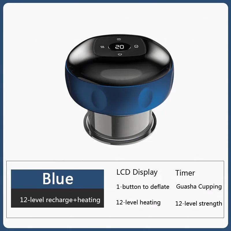 Eletric Professional Suction Therapy Vacuum Breath Body Fat Reducing Massager Gua Sha Cuping Physiotherapy Anticellulite Scraper-Health Wisdom™