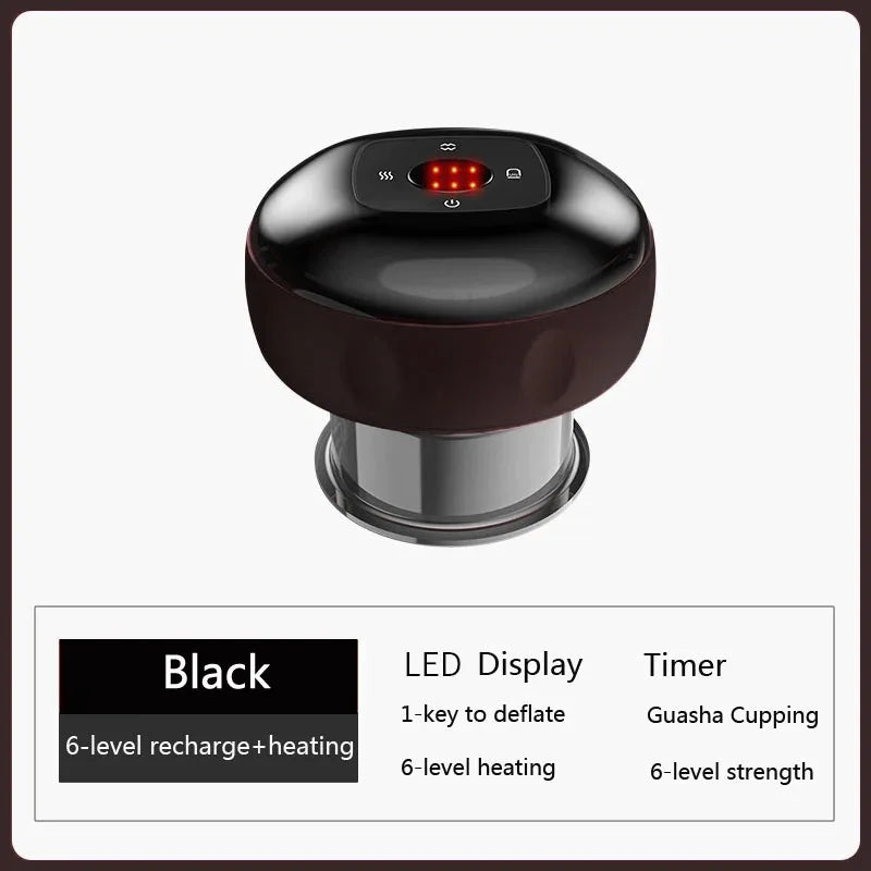 Eletric Professional Suction Therapy Vacuum Breath Body Fat Reducing Massager Gua Sha Cuping Physiotherapy Anticellulite Scraper-Health Wisdom™