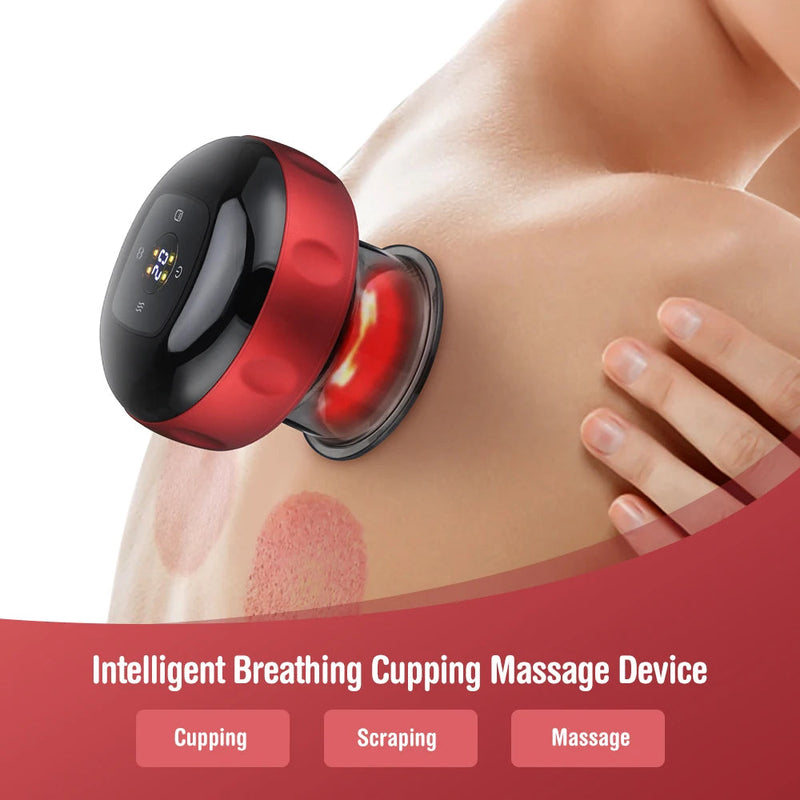 Eletric Professional Suction Therapy Vacuum Breath Body Fat Reducing Massager Gua Sha Cuping Physiotherapy Anticellulite Scraper-Health Wisdom™