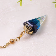 Energy Crystal Orgonite Pendulum For Dowsing Natural Healing Crystal Quartz Orgone Hexagonal Pendants Pendulo Jewelry Pendulos-Health Wisdom™