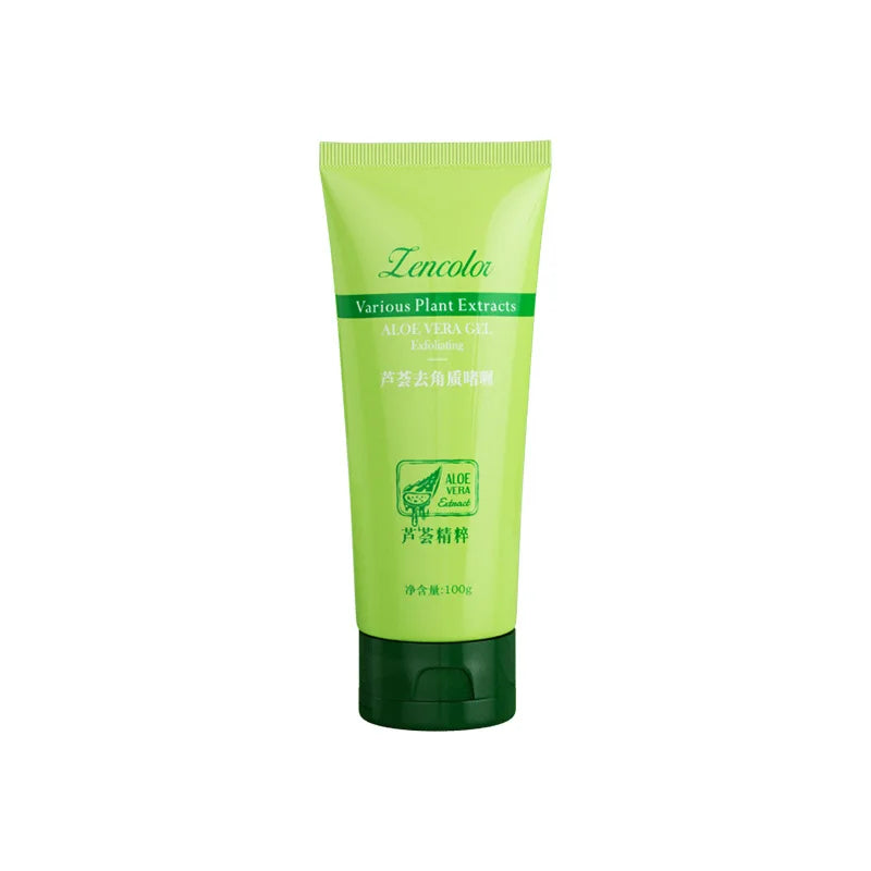Exfoliating Aloe Vera Gel Deep Cleansing Exfoliant Gentle Exfoliation Face Body Scrub Rub Mud Exfoliants Facial Body Exfoliator-Health Wisdom™