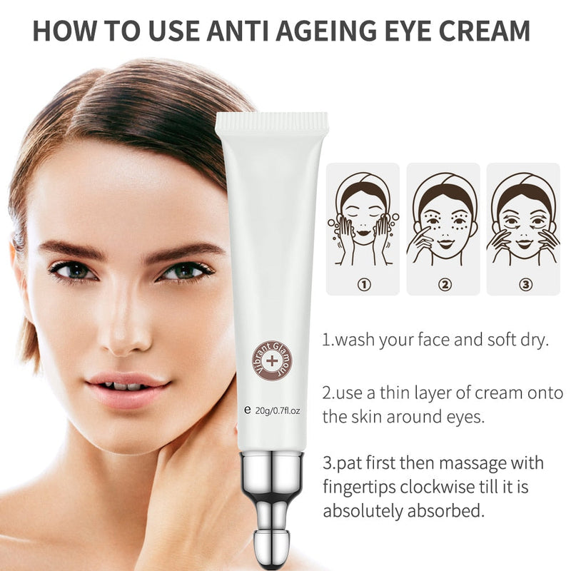 Eye Cream Peptide Collagen Serum Anti-Wrinkle Anti-Age Remove Dark Circles Eye Care Against Puffiness And Bags Hydrate Eye Cream-Health Wisdom™