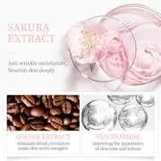 Eye Cream Sakura Serum Anti-Wrinkle Anti-Age Remove Dark Circles Eye Care Against Puffiness And Bags Hydrate Eye Cream 15g-Health Wisdom™