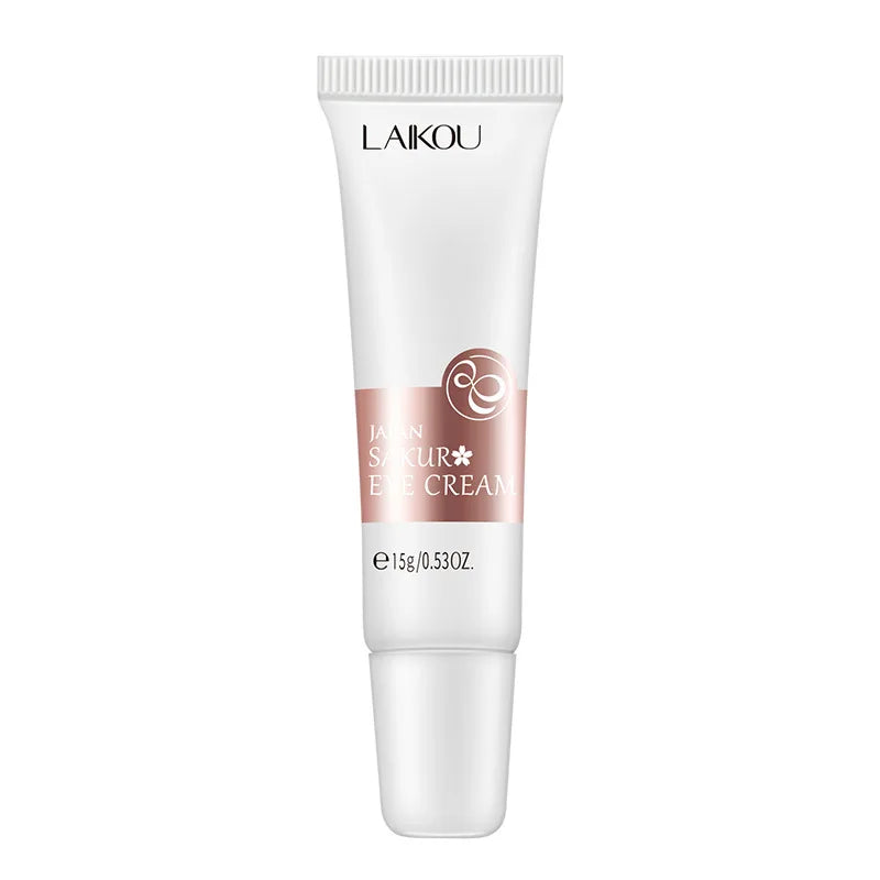 Eye Cream Sakura Serum Anti-Wrinkle Anti-Age Remove Dark Circles Eye Care Against Puffiness And Bags Hydrate Eye Cream 15g-Health Wisdom™