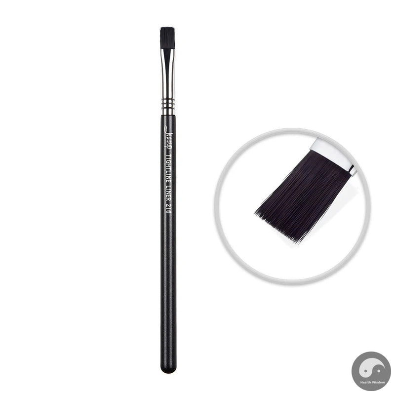 Eyeliner Brush Makeup Thin Bent Precision Angled Flat Definer Ultra Fine Pencil Precision Synthetic S151-Health Wisdom™