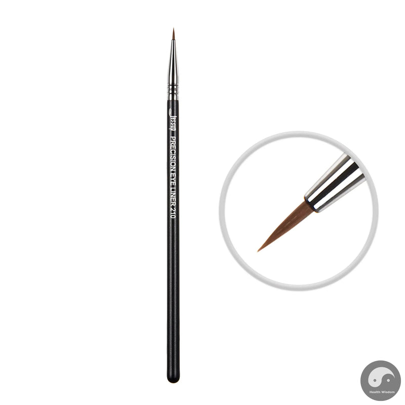 Eyeliner Brush Makeup Thin Bent Precision Angled Flat Definer Ultra Fine Pencil Precision Synthetic S151-Health Wisdom™