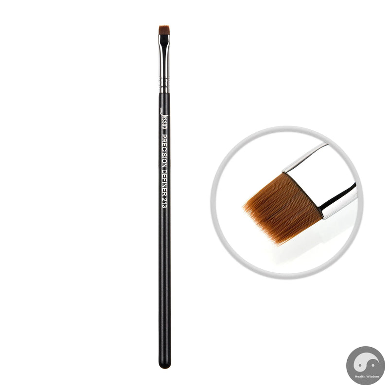 Eyeliner Brush Makeup Thin Bent Precision Angled Flat Definer Ultra Fine Pencil Precision Synthetic S151-Health Wisdom™