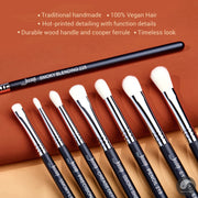 Eyes Brushes set, Eyeshadow Makeup Brush, Premium Synthetic Blending Shader Crease T340-Health Wisdom™